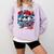 Baseball Drip Icecream Heart Valentine Day Boys Kids Red Comfort Colors Sweatshirt Crimson