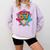 Baseball Drip Jersey Number 67 For Players & 67th Birthday Premium Tri-Blend Comfort Colors Sweatshirt Crimson