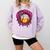 Baseball Drip Pink Glove Respect The Drip Youth Boys Girls Comfort Colors Sweatshirt Crimson