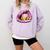 Baseball Glove Drip Shirt Ice Cream Dripping Girls Pocket Premium Comfort Colors Sweatshirt Crimson