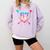 Baseball Ice Cream Drip Number 67 Player 67th Birthday Comfort Colors Sweatshirt Crimson