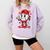 Baseball Ice Cream Valentine Dripping Game Day Men Boys Kids Comfort Colors Sweatshirt Crimson
