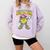 Baseball Life Style 101 Apparel Youth Drip Baseball Boys Kid Comfort Colors Sweatshirt Crimson