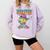 Baseball Life Style Apparel Youth Drip Baseball Boys Kid Comfort Colors Sweatshirt Crimson