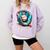 Baseball Lifestyle Apparel Youth Baseball Drip Ice Cream Comfort Colors Sweatshirt Crimson