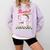 Baseball Mama Christmas Santa Hat Xmas Softball Mom Comfort Colors Sweatshirt Crimson