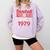 Baseball Mom Since 1979 Comfort Colors Sweatshirt Crimson