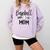 Baseball Mom Cute Arrow Father's Mother's Xmas Day Comfort Colors Sweatshirt Crimson