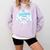 Baseball Mom Era Game Day Women's Comfort Colors Sweatshirt Crimson