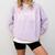 Baseball Mom Leopard Game Day Comfort Colors Sweatshirt Crimson
