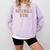 Baseball Mom Leopard Print Baseball Mother's Day Comfort Colors Sweatshirt Crimson