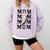 Baseball MOM Lightning Bolt Tshirt Retro Comfort Colors Sweatshirt Crimson