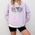 Baseball Mom Love My Boy Retro Casual Letter Print Comfort Colors Sweatshirt Crimson