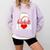 Baseball Mom Mama Mother's Day Sport Lover Comfort Colors Sweatshirt Crimson