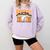 Baseball Mom Sports Orange Comfort Colors Sweatshirt Crimson