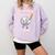Baseball Mom Sports Quote Comfort Colors Sweatshirt Crimson