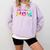 Baseball Mom Squad Tie Dye Cute Ball Mom Comfort Colors Sweatshirt Crimson