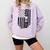 Baseball Mom USA Flag Baseball Mama Day Vibes Mama Comfort Colors Sweatshirt Crimson