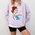 Baseball Mom Woman Baseball Sport Lover Comfort Colors Sweatshirt Crimson