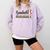 Baseball Nanny Women BallPark Nanny Baseball Mom Comfort Colors Sweatshirt Crimson