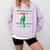Baseball Player Christmas Pajama Send It Xmas PJs Boys Comfort Colors Sweatshirt Crimson