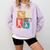 Baseball Player Collage Men Kids Coach Youth Boys Comfort Colors Sweatshirt Crimson