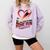 Baseball Valentine Love Is Our Home Run Apparel Comfort Colors Sweatshirt Crimson
