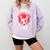 Best Baseball Mom Ever Baseball Comfort Colors Sweatshirt Crimson