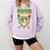 Bruh 67 Baseball Christmas Gingerbread Drip Number 67 Player Comfort Colors Sweatshirt Crimson