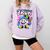 Bruh Baseball Drip Boys Youth Ice Cream Dripping Baseball Comfort Colors Sweatshirt Crimson