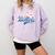 Busy Raising Ballers Baseball Mom Group Tee Comfort Colors Sweatshirt Crimson