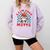 Calm Your Mitts Baseball Mom Sport Lover Comfort Colors Sweatshirt Crimson