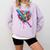 Camo Baseball Heart Drip Valentine Baseball Icecream Boys Comfort Colors Sweatshirt Crimson