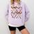 Coquette Bow XOXO Baseball Lover Heart Valentine Game Day Comfort Colors Sweatshirt Crimson Coquette Bow XOXO Baseball Lover Heart Valentine Game Day Comfort Colors Sweatshirt Crimson