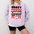 Crazy Proud Always Loud Baseball Mom Saying Premium Comfort Colors Sweatshirt Crimson