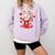 Cupid Baseball Drip Icecream Apparel Youth Boy Valentine Comfort Colors Sweatshirt Crimson