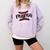 Custom Hustle Tball Tee Ball Baseball Mom Comfort Colors Sweatshirt Crimson