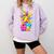 Dabbing Banana 67 Drip Baseball Drip Six Seven Joke Premium Tri-Blend Comfort Colors Sweatshirt Crimson