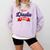Dada Rookie Of Year 1st Birthday Baseball Theme Matching Comfort Colors Sweatshirt Crimson