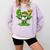 Drip Baseball Irish Shamrock St Patricks Men Boy Kid Comfort Colors Sweatshirt Crimson
