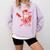 Drippy Baseball Mascot Valentine Heart Glasses Cartoon Comfort Colors Sweatshirt Crimson Drippy Baseball Mascot Valentine Heart Glasses Cartoon Comfort Colors Sweatshirt Crimson