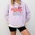 Eat Sleep Baseball Repeat Baseball Moms Comfort Colors Sweatshirt Crimson