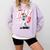 Edwin Diaz Los Angeles D Baseball Players MLBEDD204M Comfort Colors Sweatshirt Crimson