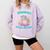 My Favorite Baseball Player Calls Me Dad Ice Cream Drip Comfort Colors Sweatshirt Crimson