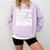 My Favorite Baseball Player Calls Me Mom Comfort Colors Sweatshirt Crimson