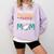 My Favorite Baseball Player Calls Me Mom Baseball Mom Premium Comfort Colors Sweatshirt Crimson
