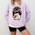 Football Mom Baseball Mom Life Messy Bun Mom Of Both Comfort Colors Sweatshirt Crimson