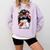 Football Mom Baseball Mom Of Both Messy Bun Mother's Day Comfort Colors Sweatshirt Crimson Football Mom Baseball Mom Of Both Messy Bun Mother's Day Comfort Colors Sweatshirt Crimson