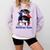 French Baseball Mom France Messy Bun Comfort Colors Sweatshirt Crimson French Baseball Mom France Messy Bun Comfort Colors Sweatshirt Crimson