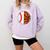 Granny Of Ballers Baseball Basketball Grandma Granny Comfort Colors Sweatshirt Crimson
